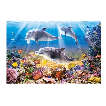 

Diy Diamond Painting Marine Animal Round Full Diamond 5D Home Decoration Love Gift