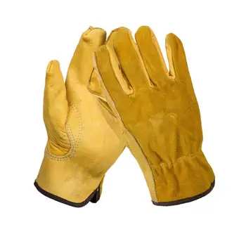

Leather Horticultural Stab-resistant Dipped Wear-resistant Planting Flower Wear Palm Soft Lining Work Gloves