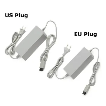 

AC Power Adapter 100-240V Supply Cord Cable EU/US Plug for Nintendo-Wii Console Home Replacement Wall Power Adapter Gray