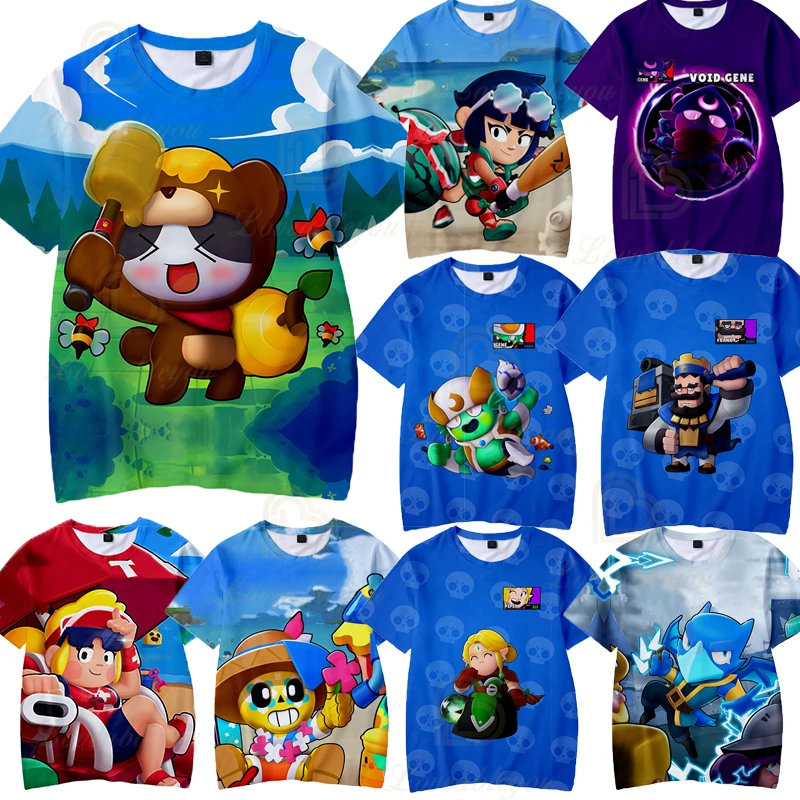 

Shooting Game 3D Printed T Shirt Boys Girls Harajuku Cartoon Jacket Tops Teen Clothes 3 To 14 Years Kids Short Shirts
