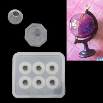 

DIY Globe Ball Bracket Mold Cosmic Ball Resin Casting Mold Jewelry Making Tools 40JF