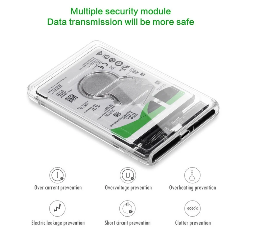 USB3.1 к тип-c HDD корпус 2," жесткий диск чехол SSD SATA3 к USB 3,0 коробка Тип C HDD чехол Gen2 6GBp/s SSD Mobile
