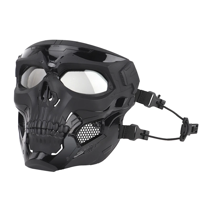 

Face Mask Scary Skull Shape Impact Resistant Tactical Headwear Protection Halloween Party Game Atmosphere Costumes Accessories