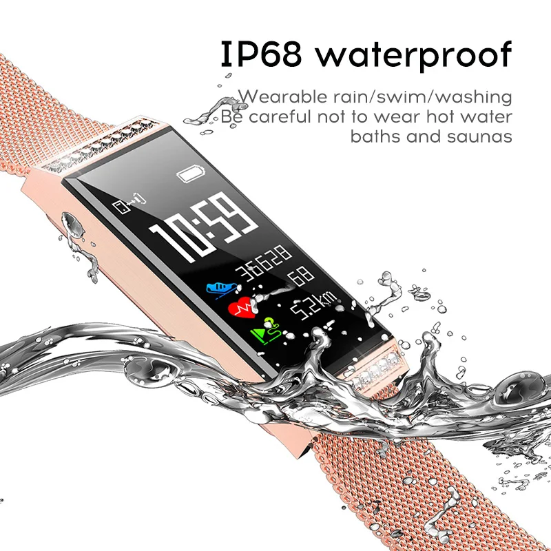 FFYY-X11 смарт-браслет для женщин Смарт-часы профессиональные Ip68 Водонепроницаемый фитнес-трекер пульсометр кровяное давление спортивные Смарт-часы