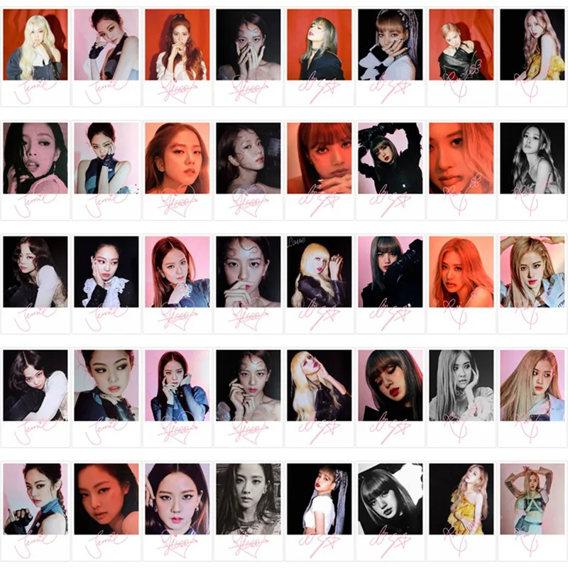 40 шт./компл. BLACKPINK KILL THIS LOVE Album LOMO фото карта самодельная открытка