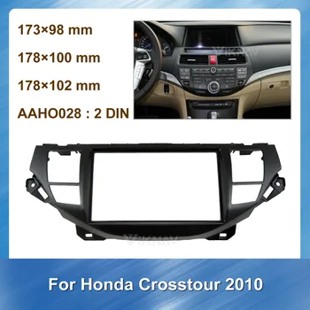 

Car Radio Stereo Fitting installation Fascia For Honda Crosstour 2010 Stereo Frame Fascias Panel Facial DVD CD Dash Bezel