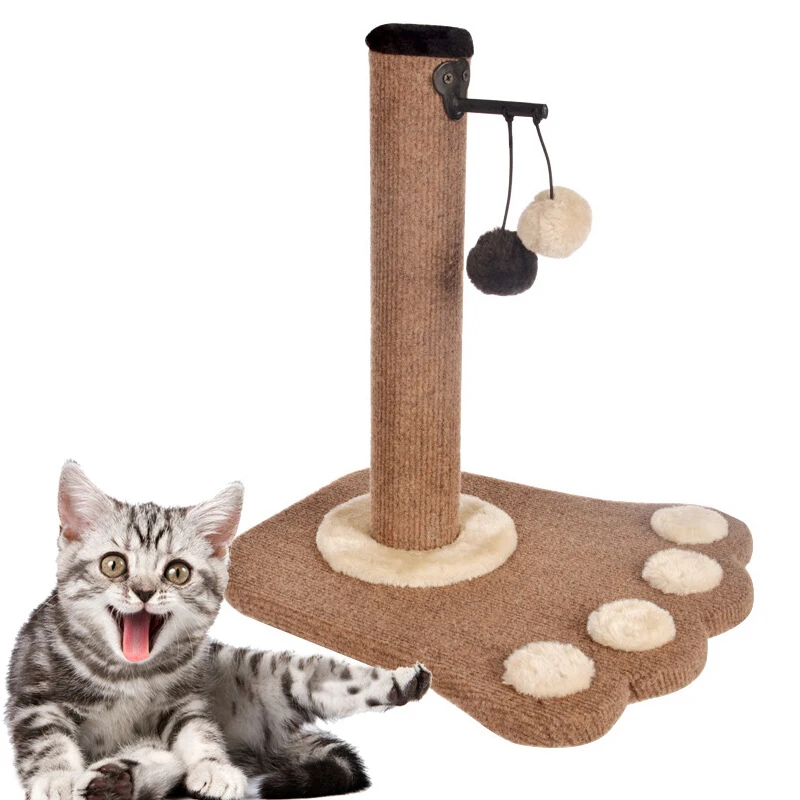 

Pet Scratch Board Small Cat Dog Climbing Frame Toy Safe Plush Material Ball Cat Toys Multi-Functional Pet Toys