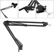 Universal Flexible Metal Holder with Overlength Swing Arm and Standing Bracket for Table Lamp Capacitor Microphone