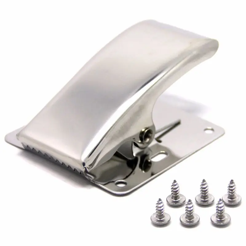

Stainless Steel Fillet Clamp for Fish Cleaning Board Deep-jaw Fish Tail Clip WITH Mounting Screws Knife Bait Fishing Pliers Tool