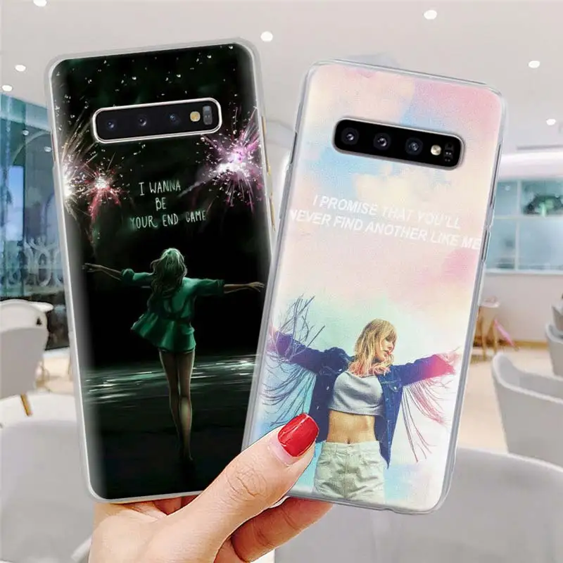 Чехол для телефона pop singer Taylor для samsung Galaxy S10 S10e S8 S9 Plus Note 10 Plus 9 8 S6 S7 Edge Твердый Чехол