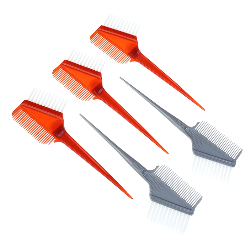 5Pcs Hair Dye Coloring Brushes Hair Coloring Dyeing Kit Handle Salon Hair Bleach Tinting DIY Tool Hair Styling Accessories