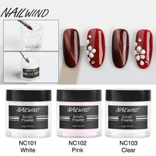 Nailwind акриловый порошок для наращивания ногтей, резной цветок, полигелевый кристалл, украшения для ногтей, маникюрные наборы для наращивания