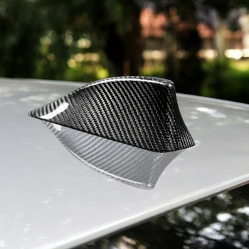 

Real Carbon Fiber Shark Fin Roof Antenna Cover Exterior Trim For BMW 5 7 Series