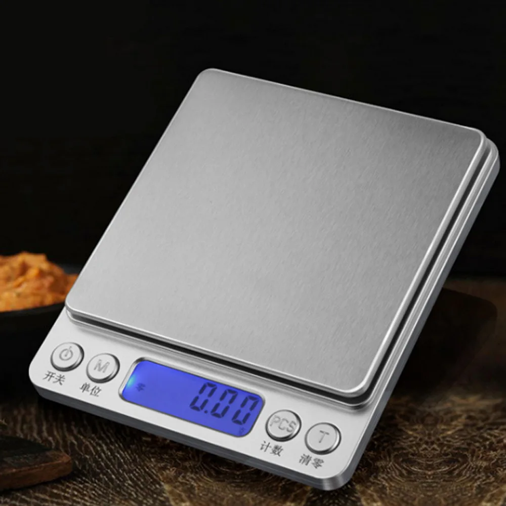Портативные цифровые весы с бусинами, кухонные бытовые весы для пищевых продуктов, 0,1 г, 0,01 г, Прецизионная электронная масштабная шкала платформы без батареи