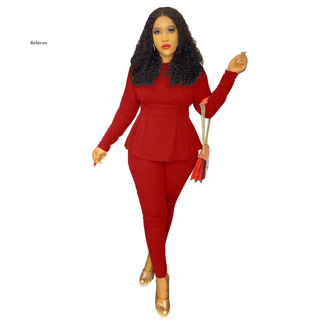 

Женские повседневные однотонные спортивные костюмы из двух предметов, рубашка с длинным рукавом и облегающие брюки