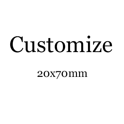 badge-20x70mm Индивидуальный логотип из нержавеющей стали цветной печатный значок компании бейдж для персонала значок для встречи для школы компании магазин Гладкий уголок - Цвет: badge-20x70mm