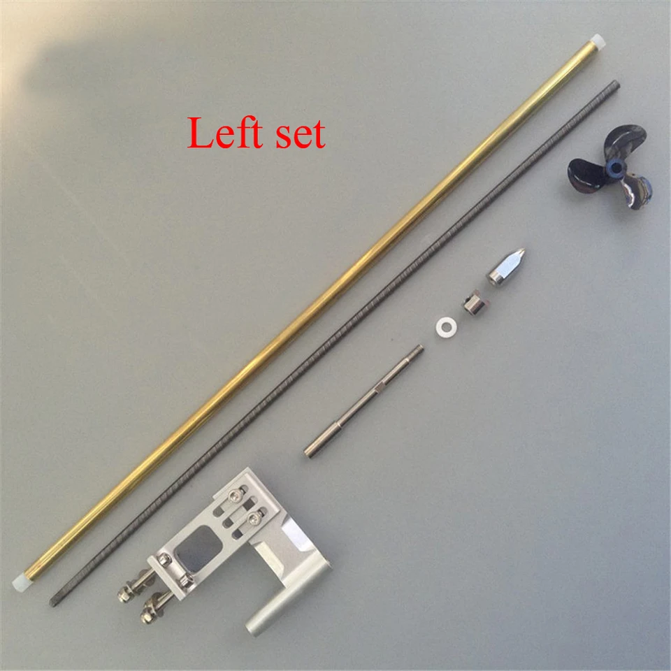 LenTLy RC Bootsruder Mit Flexibler Welle - 4,3 Zoll Aluminium Für Modellboote