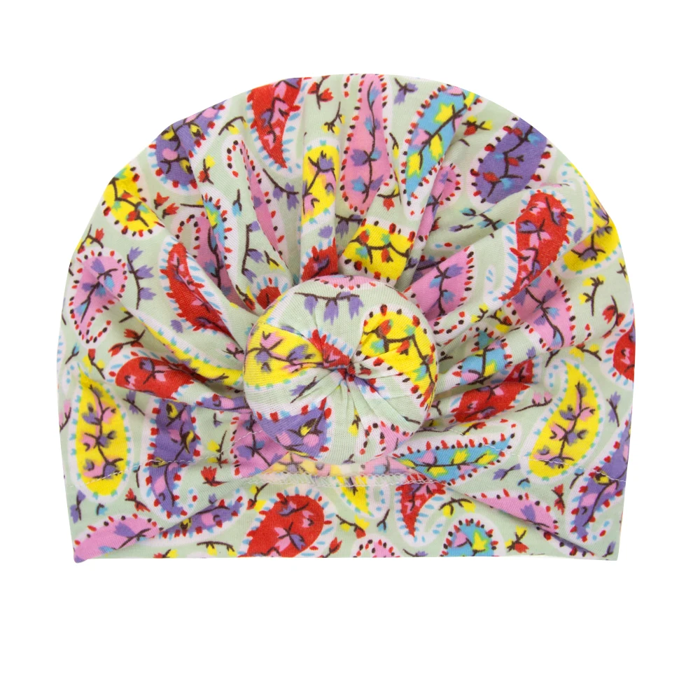 Goocheer/однотонная повязка-Узелок на голову для маленьких девочек, милая шапка с заячьими ушами, хлопковая шапка с заячьими ушами - Цвет: 2