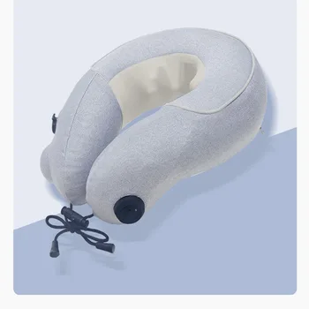 

2019 New Electric Inflatable U-Shaped Massage Pillow Car Travel Relaxation Neck Massager Rechargeable Multi-Function Massager