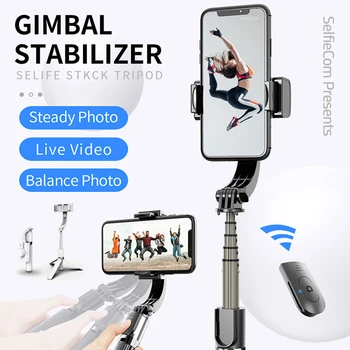 

Outdoor Universal Portable Handheld PTZ Stabilizer Tripod for Mobile Phone Sports Camera KQS8