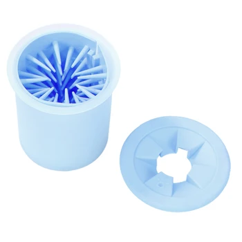 

Dog Paw Cleaner Cup for Small Large Dogs Pet Feet Washer Portable Pet Cat Dirty Paw Cleaning Cup Soft Silicone Foot Wash Tool