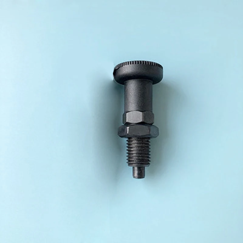 1PCS Indexing Plunger Spring Loaded Locking Pin M10x1.0mm M12x1.5mm M16x1.5mm Nut Carbon steel