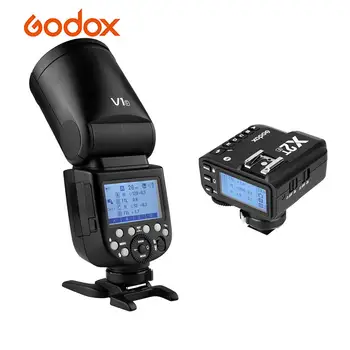 

Godox V1F Camera Flash Light Round Head X2T-F TTL Flash Trigger for Fuji Fujifilm X-Pro2 X-T20 X-T2 X-T1 Cameras Portrait Studio