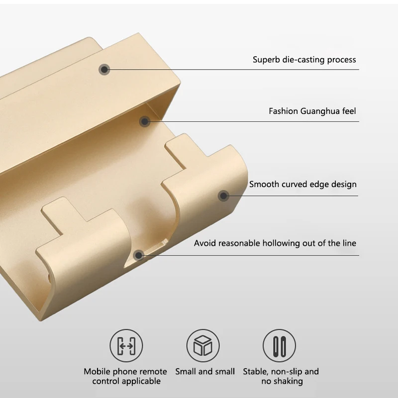 Avoir Multifunction Plastic Mobile Phone Holder With Hook Wall Mount Stand Adhesive Dual Usb Wall Power Socket Charging Port