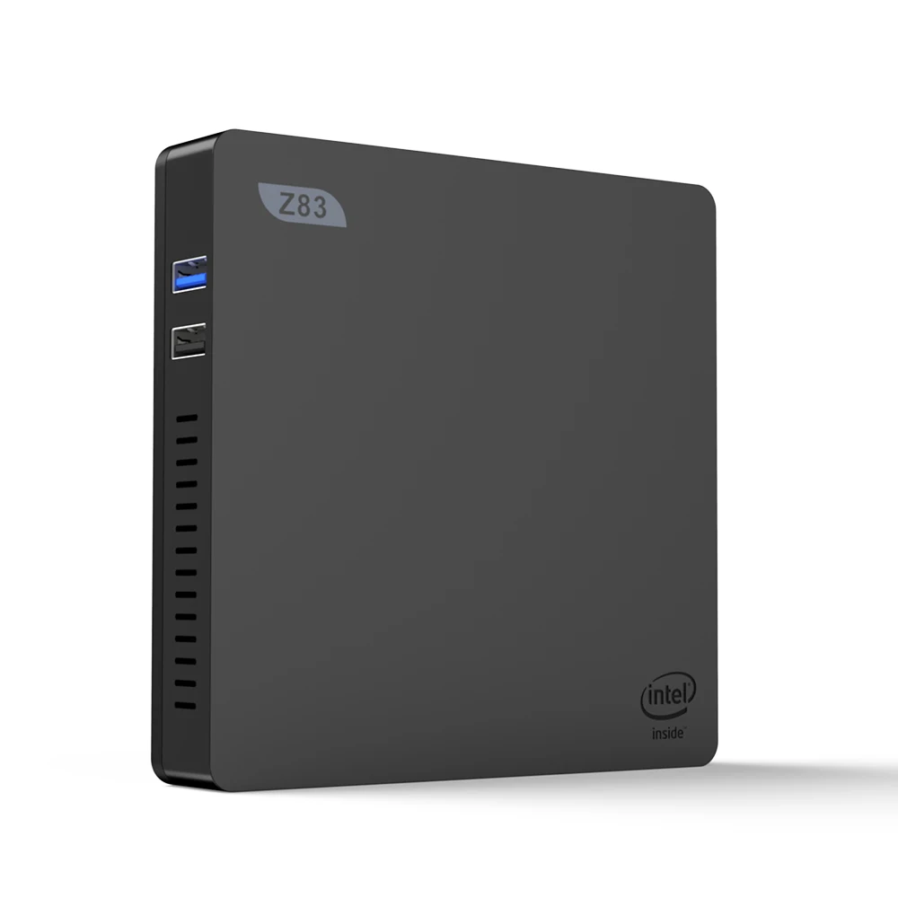 Мини ПК Z83V на базе Windows 10 лицензия Intel Atom Z8350 4 ГБ/64 ГБ HDMI VGA 2 4G/Φ двойной Wi Fi 1000M LAN