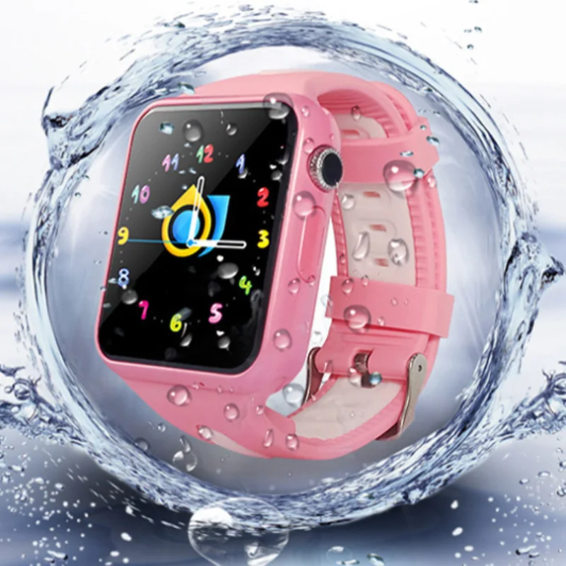 

Kids Tracker Watch V5K Waterproof Clock Camera SOS Call Location Device Tracker Children's Wristwatches