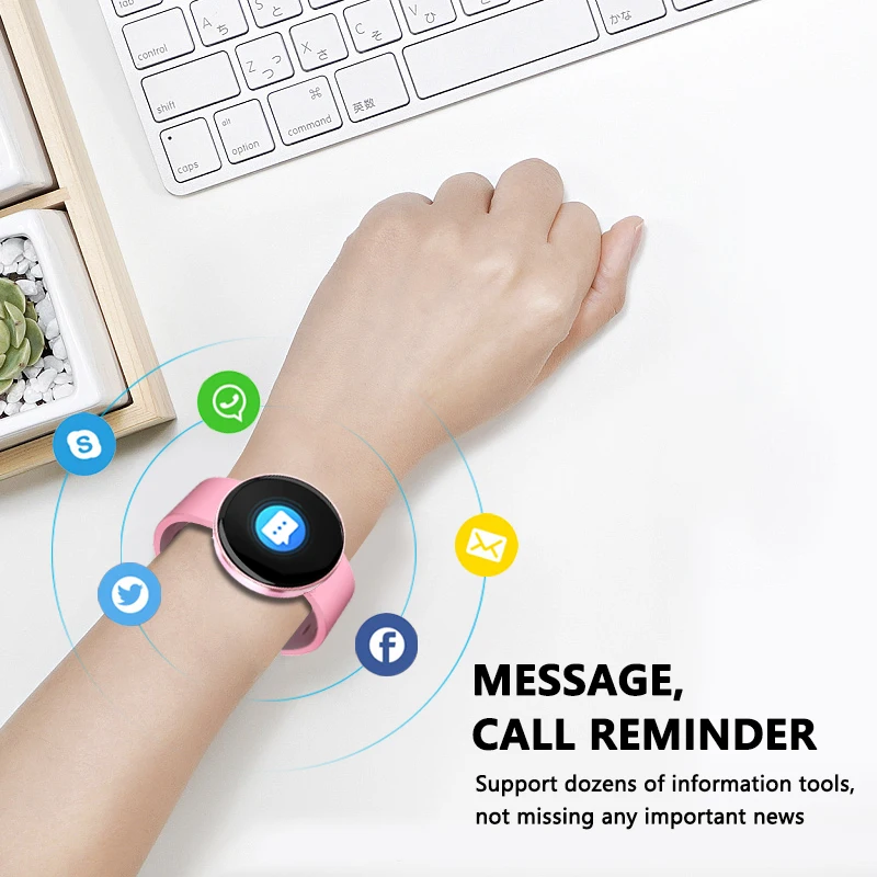 Y16 Смарт-часы Водонепроницаемый Фитнес трекер Smartwatch сердечного ритма крови Давление монитор, спортивные Смарт-часы Фитнес браслет Для женщин
