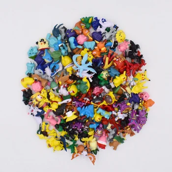 

144pcs/lot 2-3cm Anime Eevee Espeon Umbreon Glaceon Vaporeon Different Styles Pvc Action Figures Mini Doll Toy