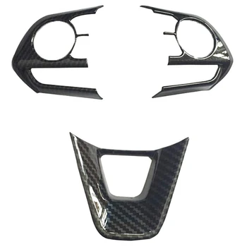 

Car Steering Wheel Decoration Cover Trim Interior Accessories for Toyota Corolla 2019-2020 ABS 3Pcs/Set