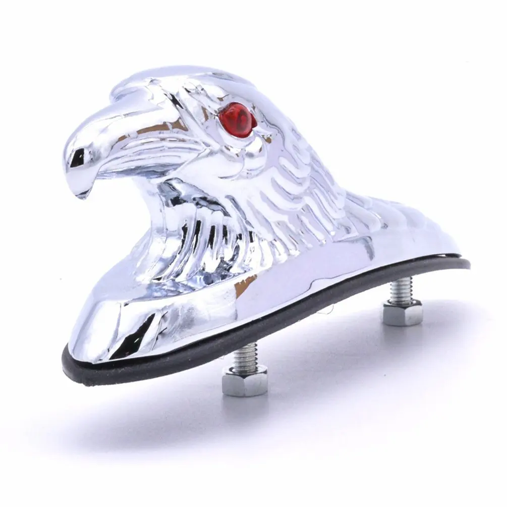 

Motorcycle Fender Decoration Eagle Head Universal Modified Motorcycle Metal Eagle Headband Lamp Motorcycle Accessories