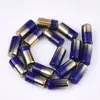 17pcs/strand Half Electroplate Glass Beads Strands Column for Jewelry Making Bracelet DIY 19.5~20x10mm Hole 1.4mm ► Photo 3/6