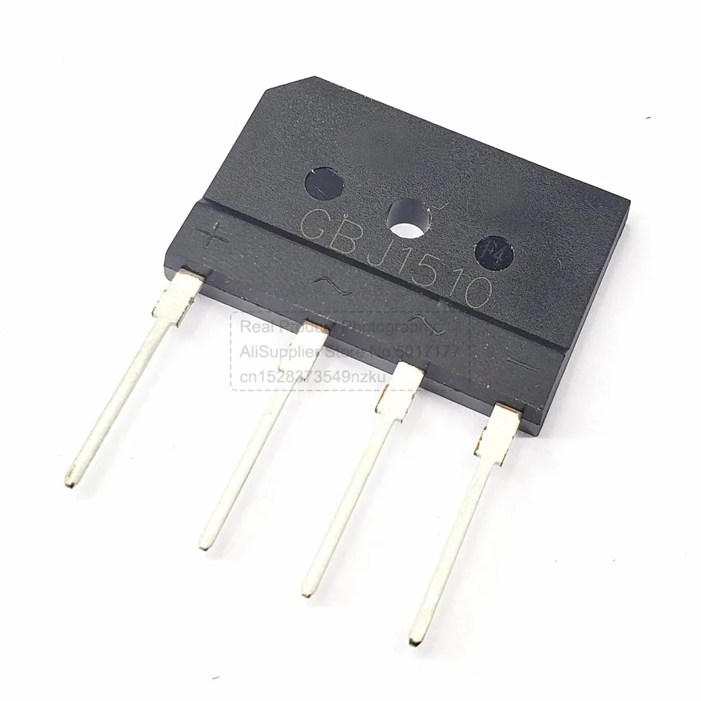 5PCS GBJ1510 Diode Bridge Rectifier 1000V 15A Single Phase Bridge