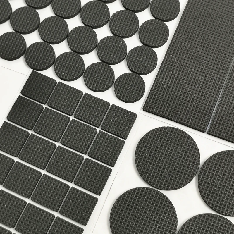 미끄럼 방지 접착 고무 스크래치 DIY 가구 발 바닥 보호 패드, 테이블 다리 의자 매트, 5 세트