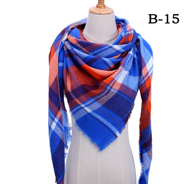 Designer 2021 knitted spring winter women scarf plaid warm cashmere scarves shawls luxury brand neck bandana pashmina lady wrap b15