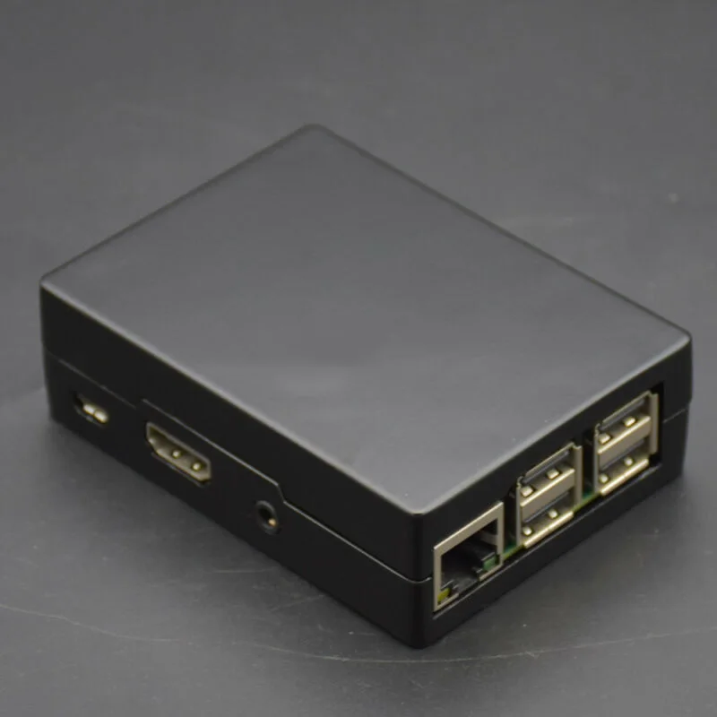 1х черный металлический чехол из алюминиевого сплава для Raspberry Pi 3 2 Модель B& B+ прочный