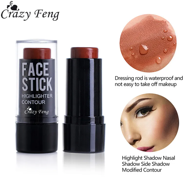 

Face 3D Contour Highlighter Bronzer Stick Makeup Pen Shimmer Shine Skin Makeup Highlighting Concealer Contour Cosmetic Maquiagem