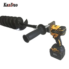 Furadeira sem escova para gelo, ferramenta de perfuração, chave de fenda, impacto, chão, ferramenta de plantio, 21v, 13mm