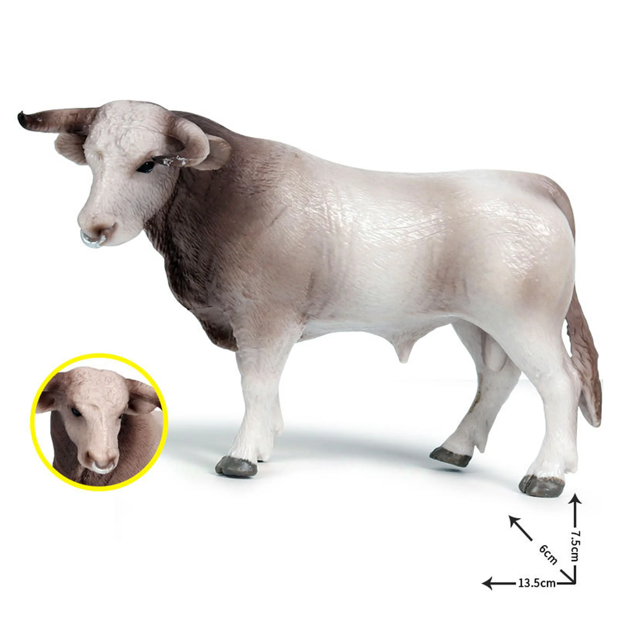 1 шт., коричневые швейцарские фигурки, экологически чистые пластиковые игрушки для животных, Популярные Развивающие детские игрушки для животных, вечерние игрушки, подарок