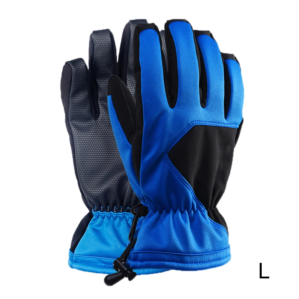 1058 Ski Gloves Winter Warm Riding Waterproof Coldproof Padded Thickened Cycling Anti-slip Outdoor Gloves For Men And Women