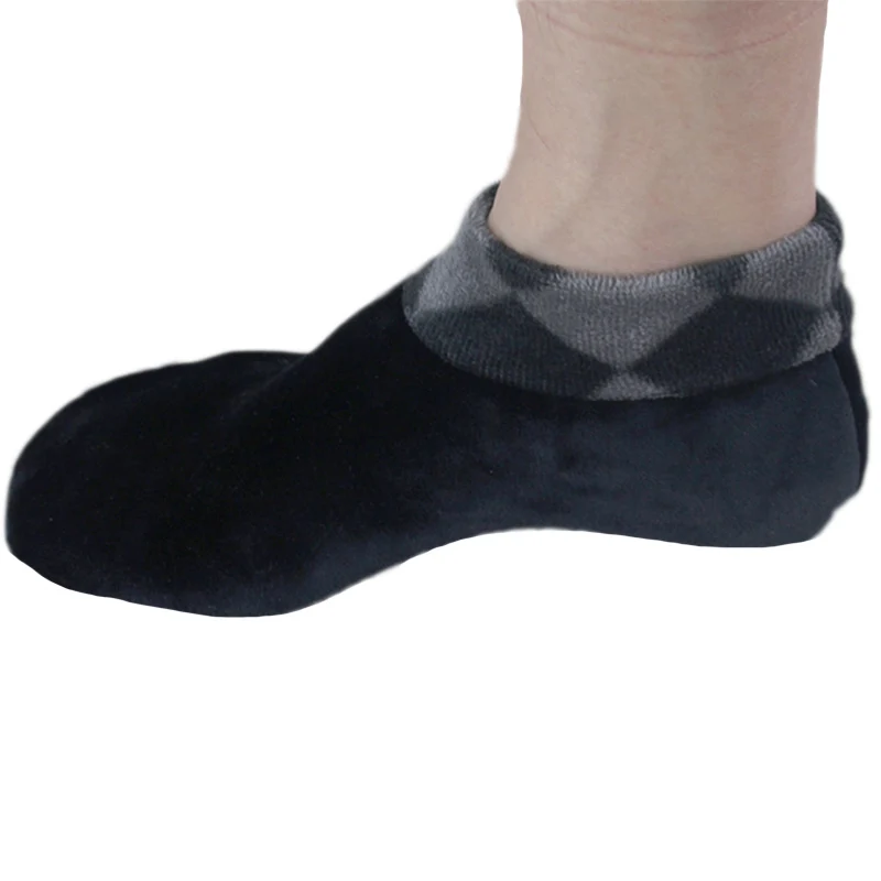 Новые мужские двухслойные бархатные нескользящие носки Calcetines Invierno теплые зимние