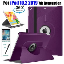Чехол из искусственной кожи для Ipad 7 7-го поколения 2019, чехол с поворотом на 360 градусов для Ipad 10,2 2019 A2200 A2198 A2232 A2197