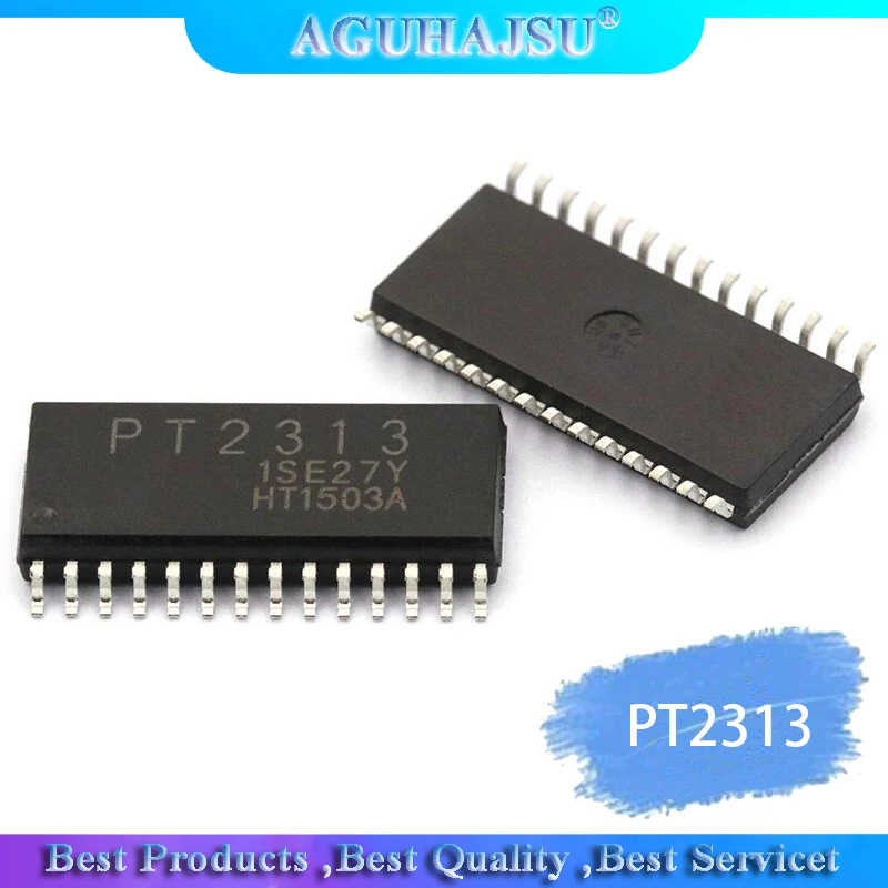 10 шт./лот PT2313L PT2313 SOP 28 SMD 4 канальный аудио Процессор IC новый
