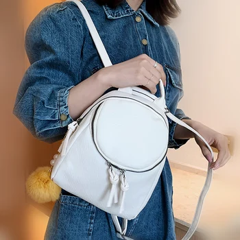 

Women pu Leather Backpack Fashion Casual travel Small Bag Female Shoulder Bags School Bags Backpacks for Teenage Girls Sac A Dos