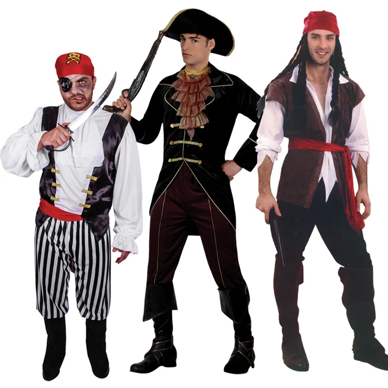 

Halloween Costume Ball Cosplay Caribbean Female Pirate Costume Adult Captain Jack Costume