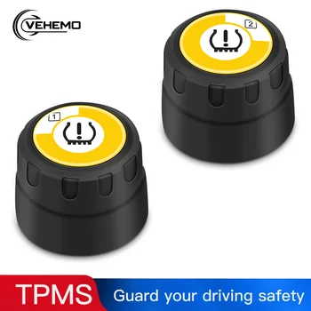 

Bluetooth Tpms with 2 Sensors Motorcycle Waterproof Wireless Tpms Mobile Phone APP Detection for IOS
