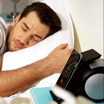 

Wireless Charger Bluetooth Speaker Fast Charging with Stereo Bluetooth Speaker 2 in 1 EU Plug